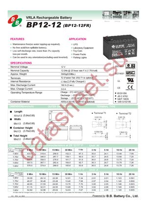 BP12-12-T2-FR datasheet  